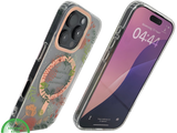 8iPhone 16 Pro Transparant Hoesje Met Bloemenprint En Elegante Tekstdecoratie