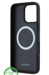 Hoesje voor iPhone 16 Pro Stoffen &ndash; Zwart | Sportief Design met Sterke Bescherming