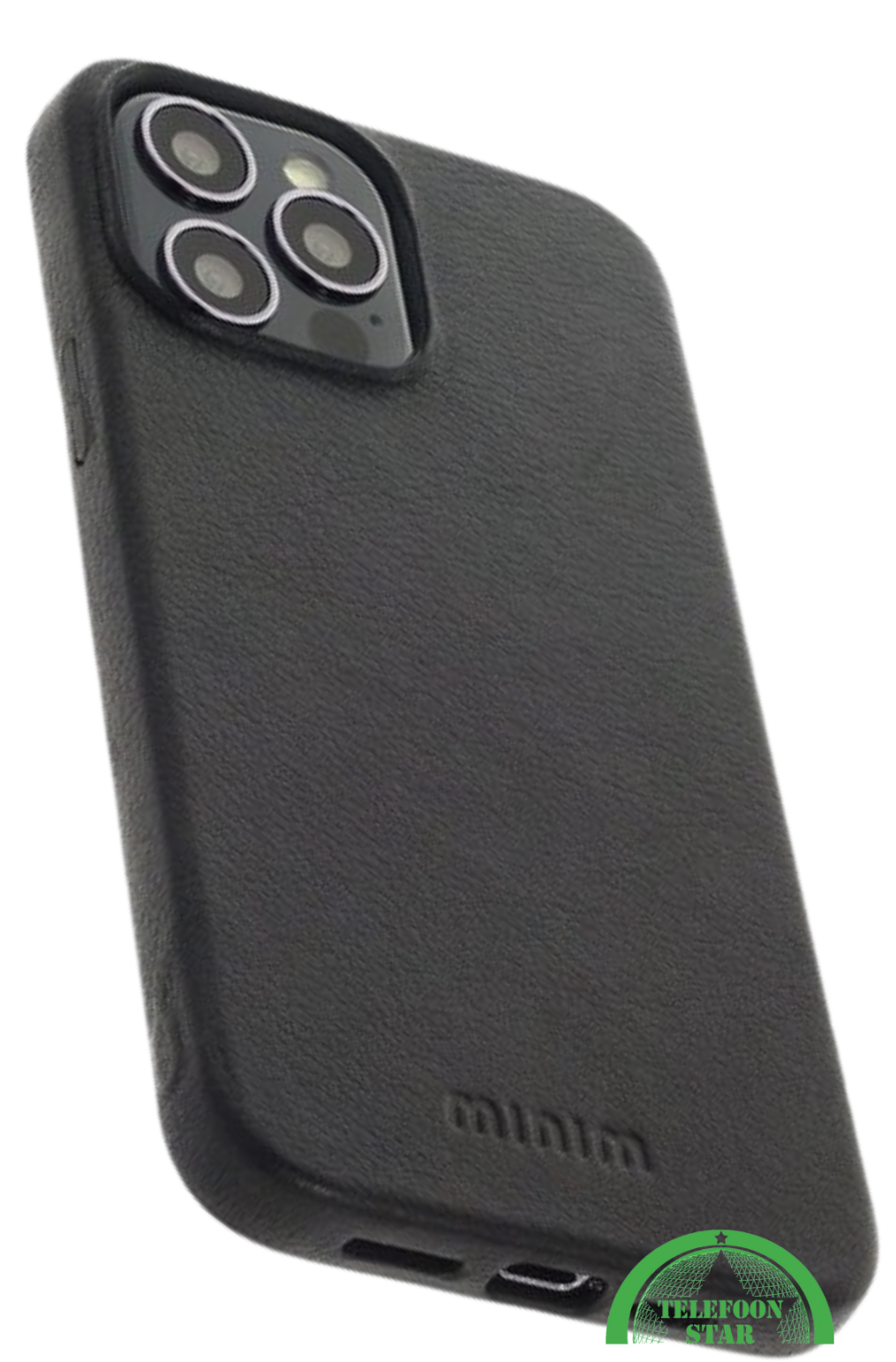Duurzame Leren Backcover iPhone 14 Pro Max