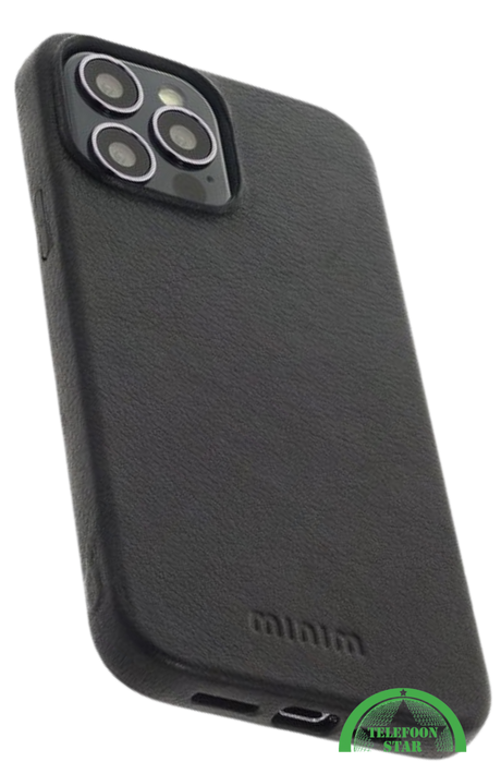 Duurzame Leren Backcover iPhone 14 Pro Max