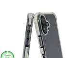 Anti shock case witte randen silicone voor iPhone 16