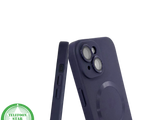 iPhone 15 Plus Siliconen Hoesje Donkerblauw &ndash; MagSafe-Compatibel &amp; Ultieme Bescherming