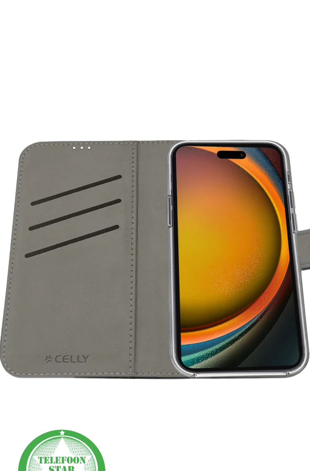 iPhone 16 Bookcase Hoesje &ndash; Mintgroen | Stijlvolle Bescherming met Magnetische Sluiting