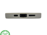 iPhone 15 Hoesje &ndash; Zwarte Tulpen Design met Beige Rand | Stijlvol &amp; Betaalbaar