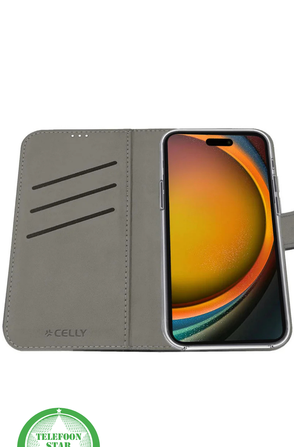 iPhone 16 Bookcase Hoesje &ndash; Mintgroen | Stijlvolle Bescherming met Magnetische Sluiting