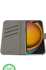 iPhone 16 Bookcase Hoesje &ndash; Mintgroen | Stijlvolle Bescherming met Magnetische Sluiting