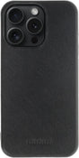 iPhone 15 Pro Max 100% Leer hoesje | Lederen Backcover | Minimalistisch | Zwart