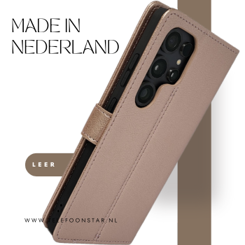 Hoesje voor Smasung S26 Ultra donker rose boekcase Stijlvolle