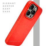 Rood iPhone 15 Pro Hoesje &ndash; Minimalistisch, Slank &amp; Opvallend | Telefoonstar.nl