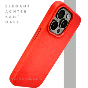 Rood iPhone 15 Pro Hoesje &ndash; Minimalistisch, Slank &amp; Opvallend | Telefoonstar.nl