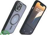 ClearMag Edge &ndash; MagSafe Transparant iPhone 13 / 14 Hoesje met Zwarte Rand | Telefoonstar.nl