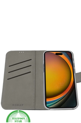 iPhone 16 Pro Bookcase Hoesje &ndash; Bruin | Elegant Design met Volledige Bescherming