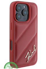 Hoesje voor iPhone 16 Pro Max Luxe Hoesje Rood &ndash; Stijlvolle Bescherming met Elegant Design