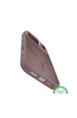 Matte ProtectCase iPhone 17 Pro Max met Magnetische Oplaadring &ndash; Smoke Bruin