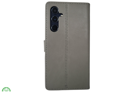 Hoesje voor Samsung Galaxy S26 Plus Boek Case Leer Stijlvolle en Wallet Grijs