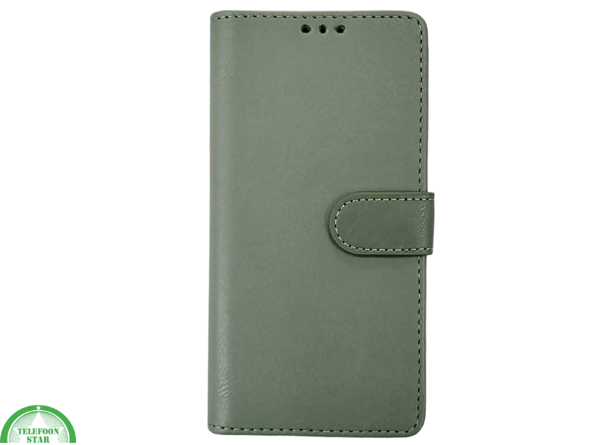 Boek case Groen cover iPhone 16E 2025 leer up