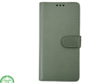 Boek case Groen cover iPhone 16E 2025 leer up