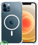 Hoesje voor iPhone 12 Pro Transparant MagSafe, Slank, Sterk & Magnetisch
