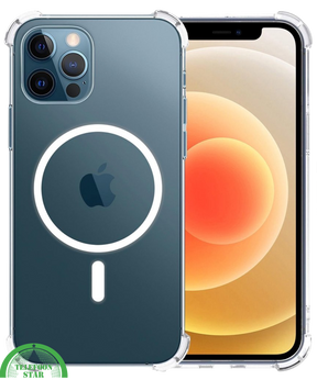 Hoesje voor iPhone 12 Pro Transparant MagSafe, Slank, Sterk & Magnetisch
