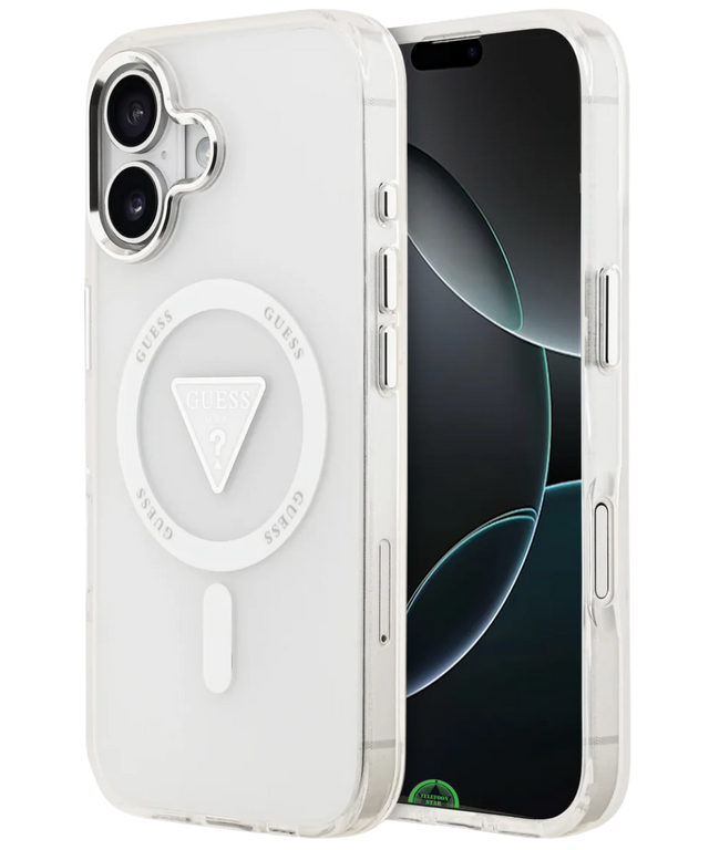 hoesje iPhone 17 Wit MagRing IceClear Case Strak