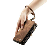 iPhone 14 3-in-1 portemonnee hoesje bruin