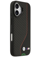 Hoesje iPhone 17 Zwart Carbon Racing Grip Case Sterke Slank