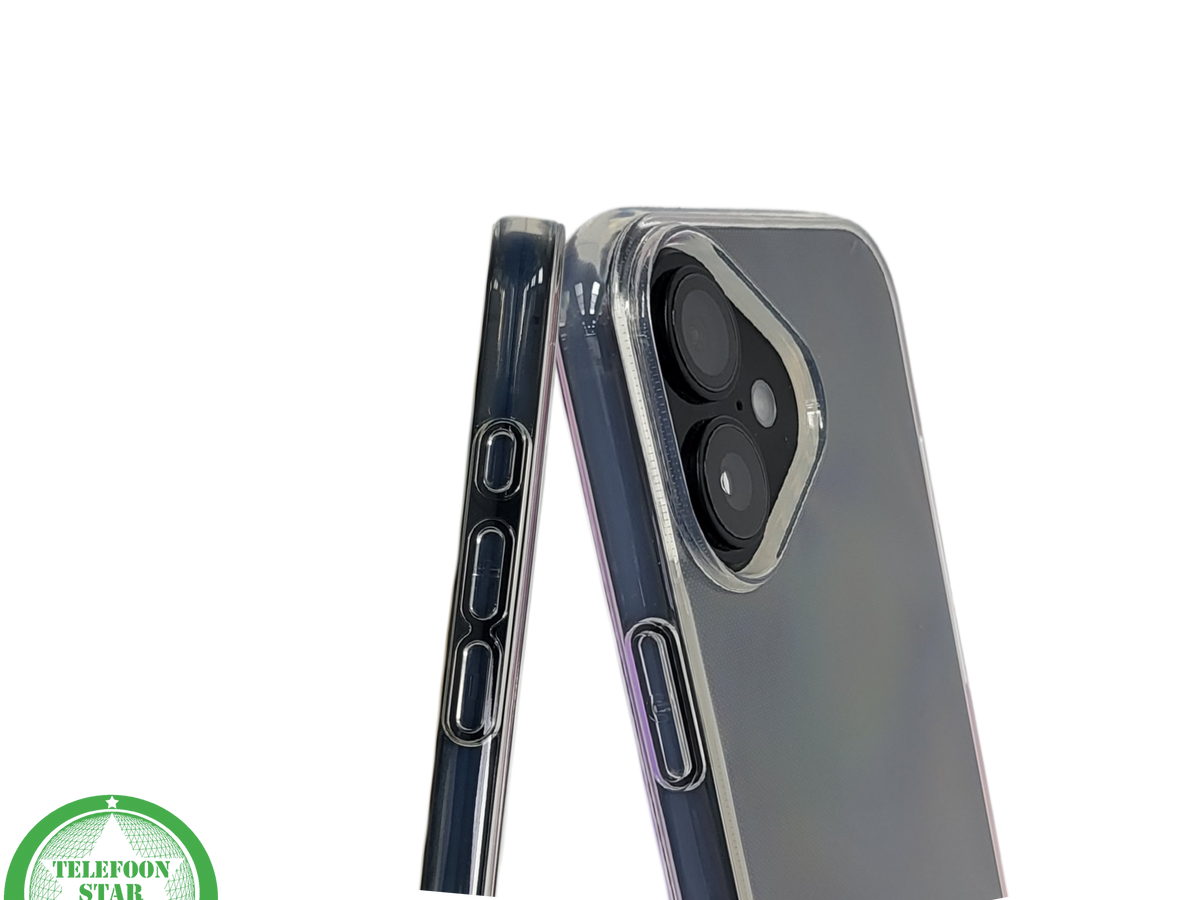 silicone hoesje doorzichtig voor iPhone 16