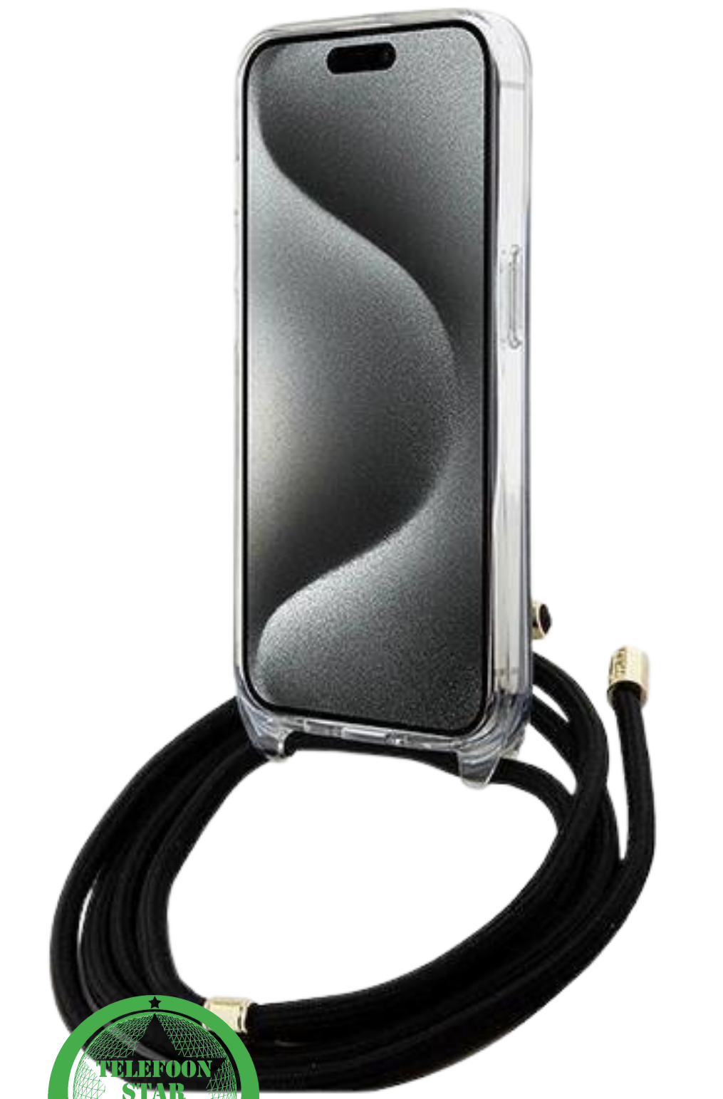 Zwart crossbody hoesje voor de iPhone 14