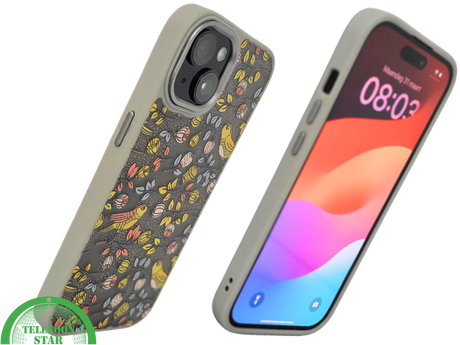 iPhone 15 Plus Hoesje &ndash; Herfst Vogeltjes Design | Uniek, Beschermend &amp; Betaalbaar