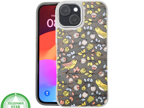 iPhone 15 Plus Hoesje &ndash; Herfst Vogeltjes Design | Uniek, Beschermend &amp; Betaalbaar