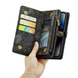 iPhone 14 Pro Max 3-in-1 portemonnee hoesje zwart