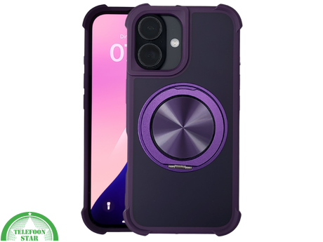 iphone achterkant magsafe Ring paars silicone voor iPhone 16