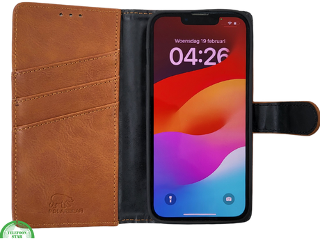 Wallet Case Licht Bruin IPhone 16E