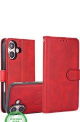 iPhone 16 Bookcase Hoesje &ndash; Mintgroen | Stijlvolle Bescherming met Magnetische Sluiting