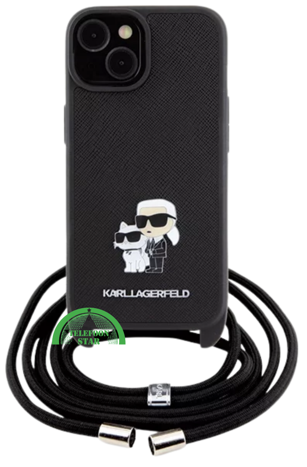 Handsfree Crossbody iPhone 14 Hoesje &ndash; Luxe Design &amp; Extra Grip