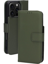 Zwart Wallet Hoesje iPhone 13 Pro – Leerlook & Kaartvakken | Telefoonstar