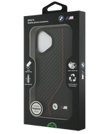 Hoesje iPhone 17 Zwart Carbon Racing Grip Case Sterke Slank