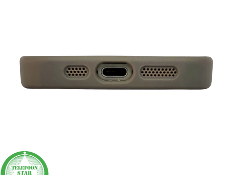 MagSafe iPhone 15 Pro Hoesje Transparant Olijfgroen &ndash; Slank &amp; Sterk | Telefoonstar.nl
