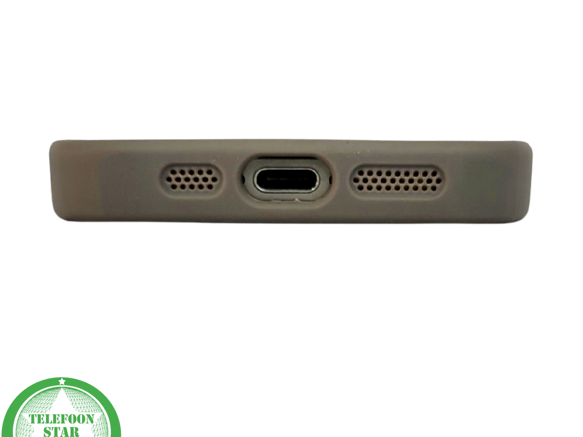 MagSafe iPhone 15 Pro Max Hoesje Transparant Olijfgroen &ndash; Slank &amp; Sterk | Telefoonstar.nl
