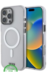 hoesje voor iPhone 16 Pro Transparant MagSafe Hoesje &ndash; Minimalistische Bescherming met Slim Magnetisch Design