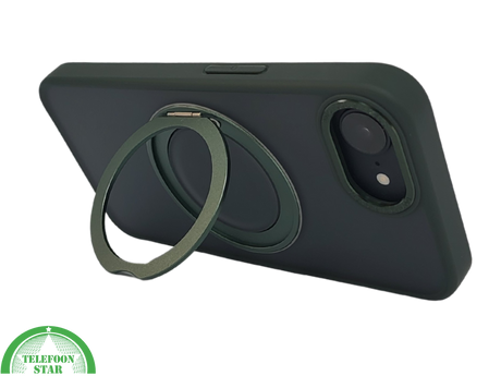 iPhone 16e Hoesje MagSafe Compatibel Groen Schokbestendig