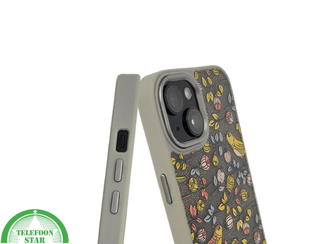 iPhone 15 Plus Hoesje &ndash; Herfst Vogeltjes Design | Uniek, Beschermend &amp; Betaalbaar