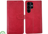 Boekcase hoesje voor Samsung S26 Ultra Rood kunstleer