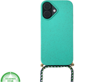 iPhone 16 Hoesje met Koord Groen &ndash; Duurzaam &amp; Trendy Bescherming