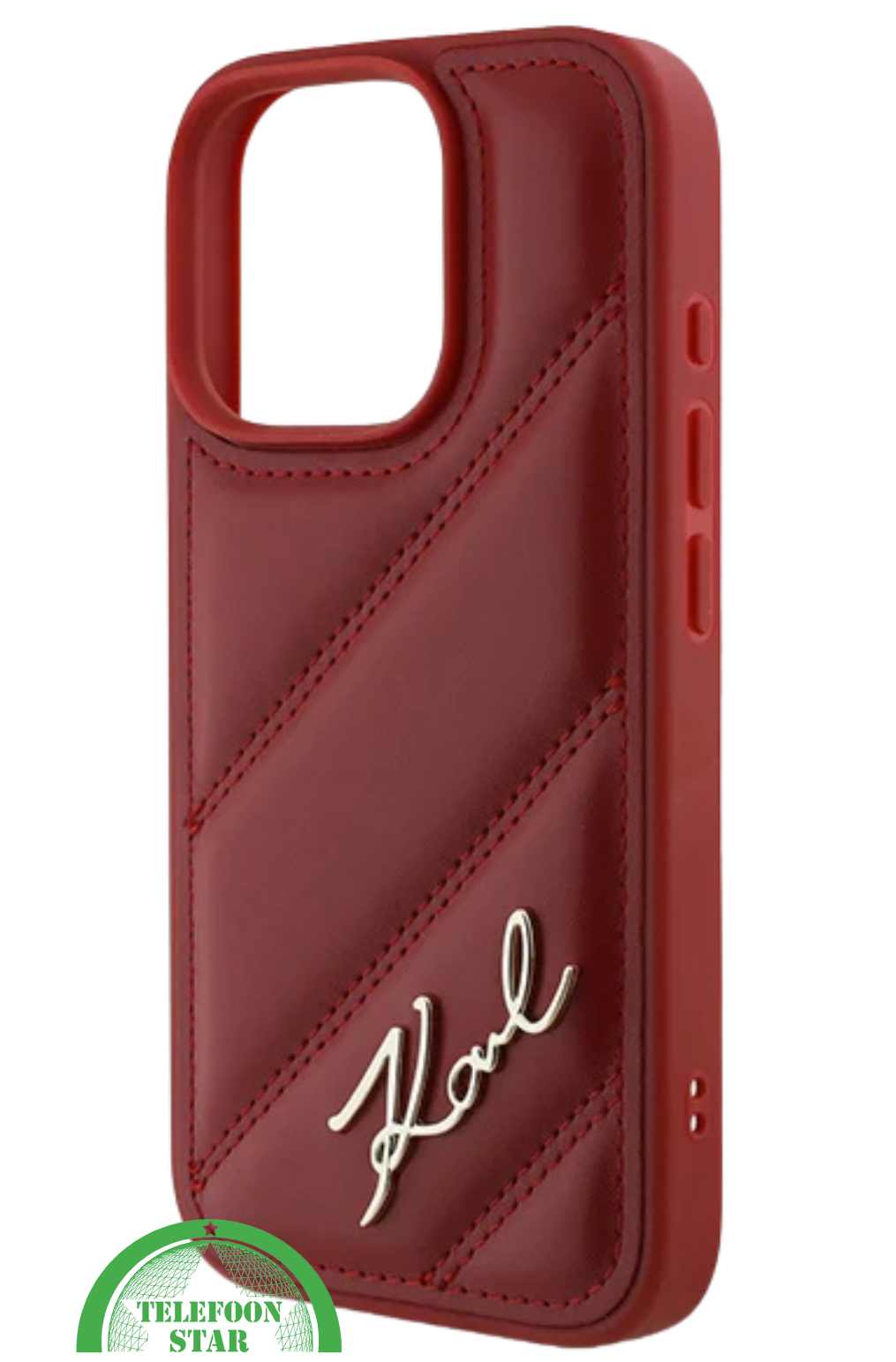 Hoesje voor iPhone 16 Pro Max Luxe Hoesje Rood &ndash; Stijlvolle Bescherming met Elegant Design