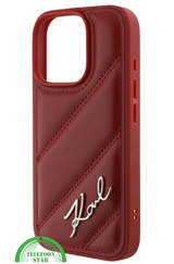 Hoesje voor iPhone 16 Pro Max Luxe Hoesje Rood &ndash; Stijlvolle Bescherming met Elegant Design
