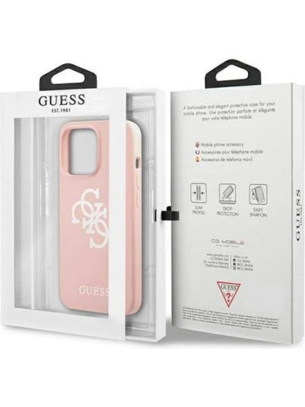 Silicone Pink Hoesje iPhone 13 Pro