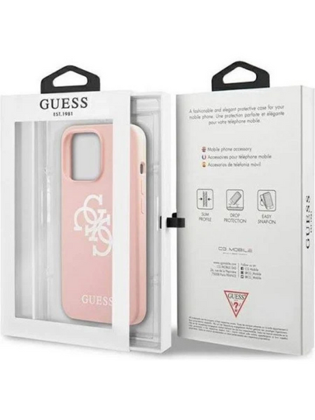 Silicone Pink Hoesje iPhone 13 Pro