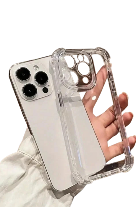 Transparant Antishock Hoesje voor iPhone 16 pro &ndash; Silicone, Flexibel, Helder &amp; Extra Sterk | Telefoonstar