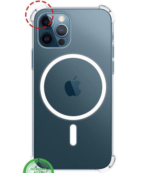 Hoesje voor iPhone 12 Pro Transparant MagSafe, Slank, Sterk & Magnetisch